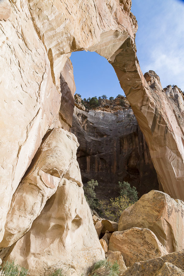Picture, Natural Arch at El Malpais National Monument 